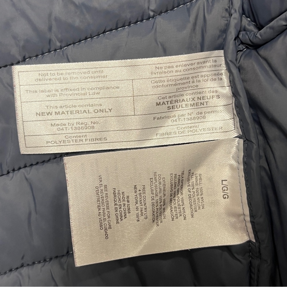 Free Country Packable Coat Jacket Size L - Picture 8 of 13